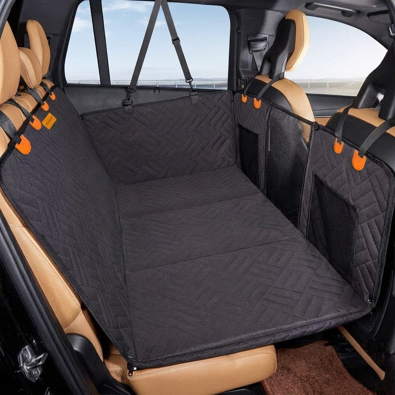 Husa scaune auto protectie si transport animale extinsa NextWave®️, insertie 3 placi pentru caini, pisici — detaliu vizual 1