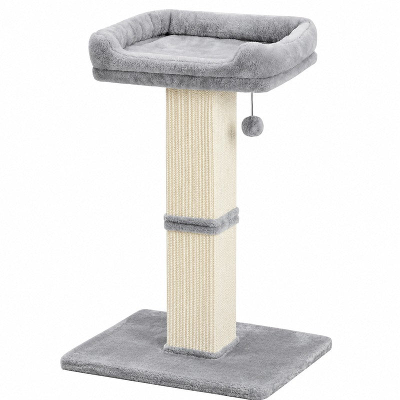 Stalp de zgariat pentru pisici NextWave®, cu suprafata durabila din sisal, culcus superior din plus cu hus — detaliu vizual 1