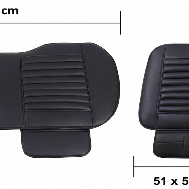 Set 2 Huse scaun auto fata universala si 1 husa bancheta NextWave®️, ofera protectie pentru sezut scaune f — detaliu vizual 1