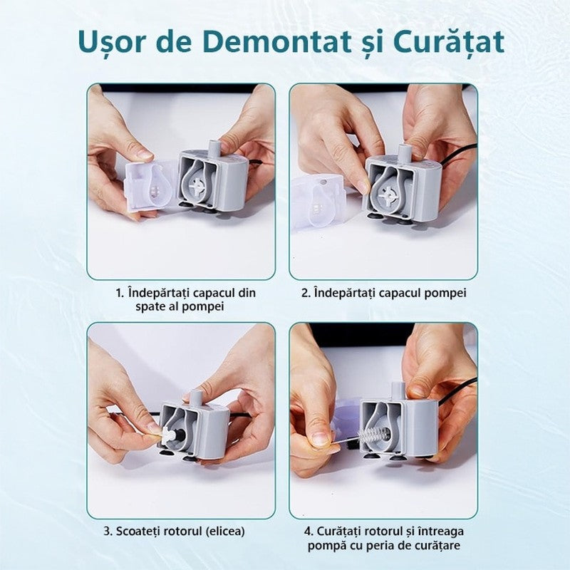 Pompa de apa pentru dispenser apa automat NextWave®, tip fantana pentru caini si pisici, compatibila cu fa — detaliu vizual 1