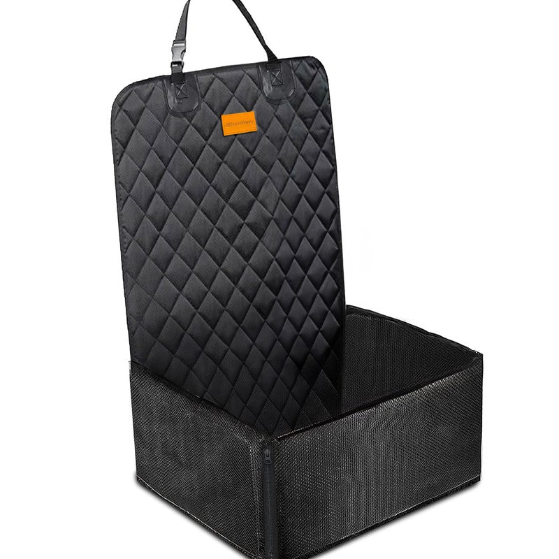 Husa scaun auto protectie si transport animale 2-1 NextWave®️, caini si pisici ofera protectie scaun fata, — detaliu vizual 1