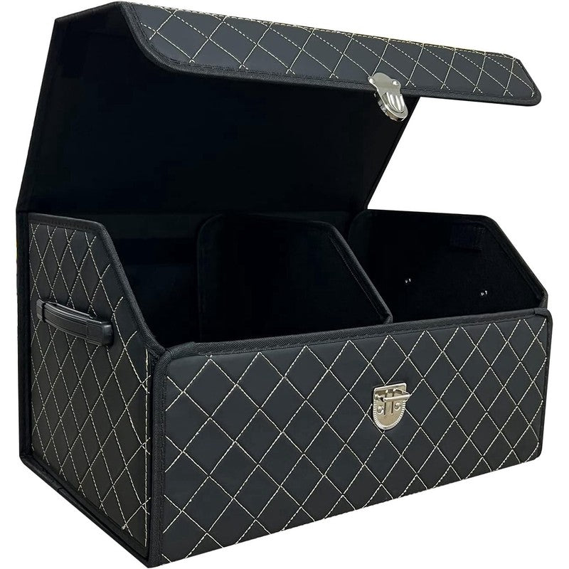 Organizator portbagaj auto Premium NextWave®️, Multifunctional, Pliabil, Rezistent, Manere Laterale, Prind — detaliu vizual 1