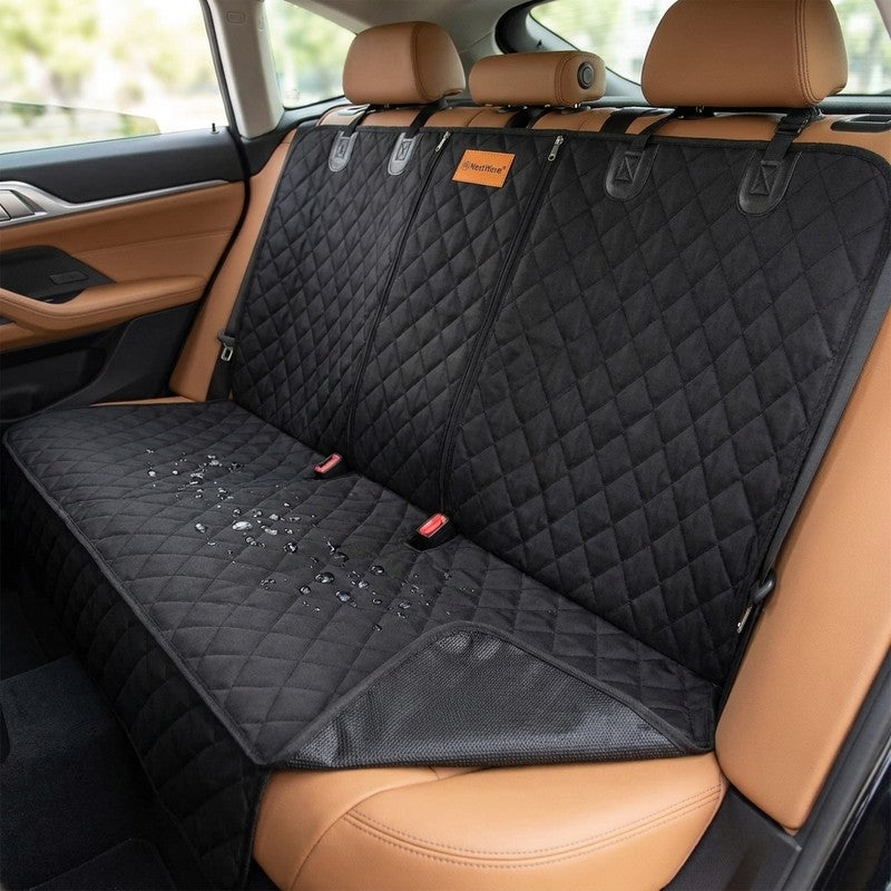 Husa scaune auto pentru transport animale NextWave®️, universala, caini si pisici, taxi, ride sharing, ofe — detaliu vizual 1