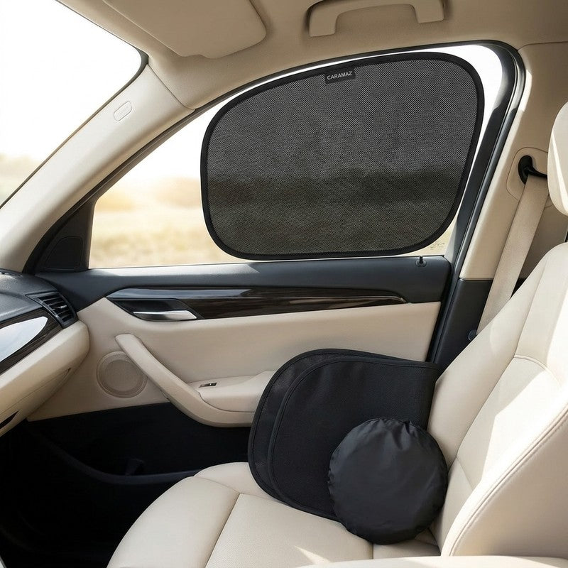 Parasolar auto NextWave® pentru geam lateral, set 2 bucati, protectie UV certificata UPF 50+, blocheaza 98 — detaliu vizual 1