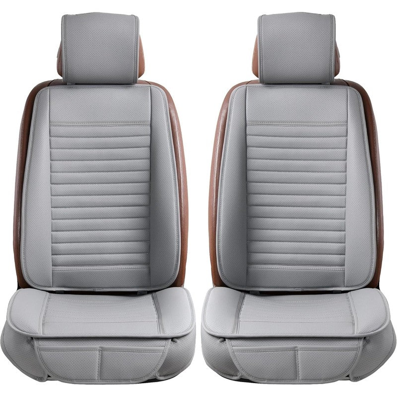 Set de 2 huse NextWave®️ pentru scaune auto, ofera protectie scaunelor din fata, universala, masina person — detaliu vizual 1