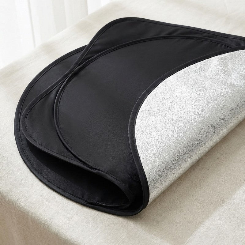 Parasolar auto NextWave® pentru parbriz, material reflectorizant 280T, protectie UV pana la 99%, design pl — detaliu vizual 2