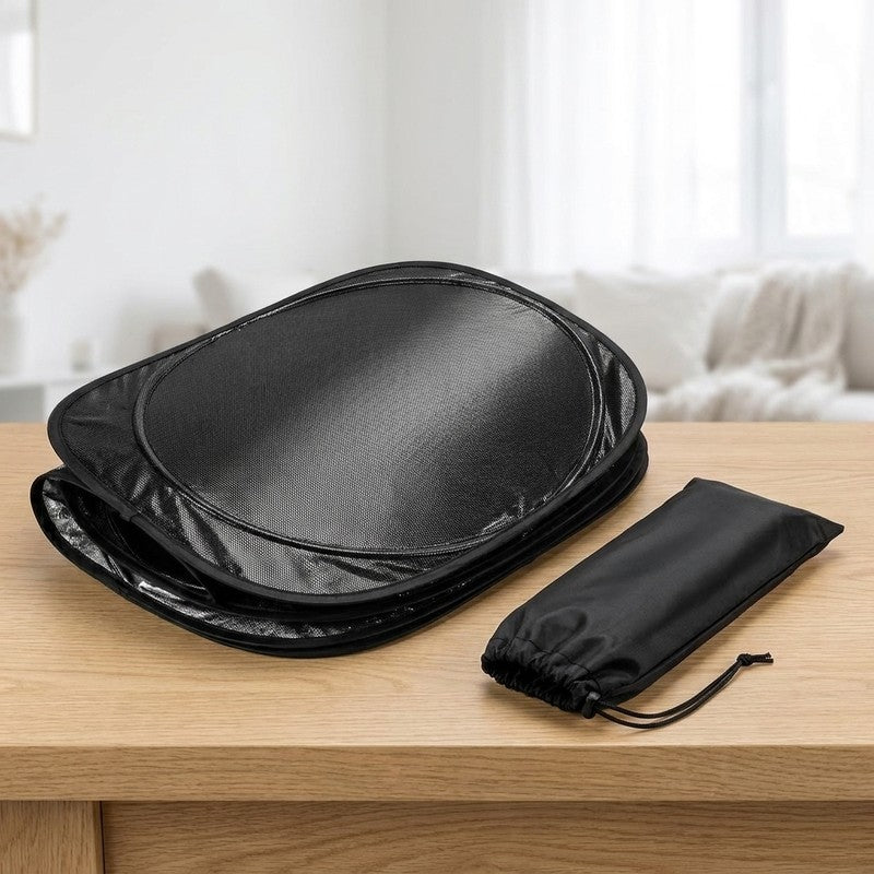 Parasolar auto NextWave® pentru parbriz, material reflectorizant 280T, protectie UV pana la 99%, design pl — detaliu vizual 2