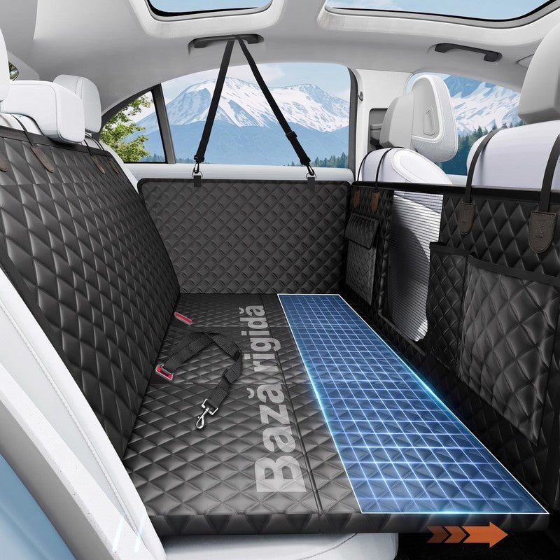Husa scaune auto, protectie si transport animale extinsa NextWave®️, insertie 3 placi pentru caini, pisici — detaliu vizual 2