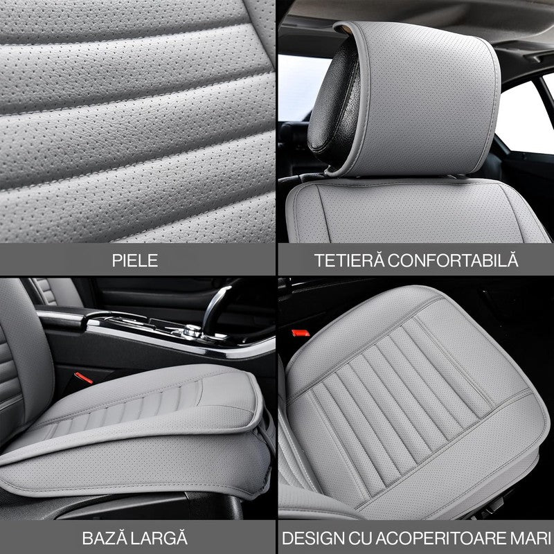 Husa scaun auto universala NextWave® pentru scaun fata, protectie scaun masina, taxi si ride sharing, anti — detaliu vizual 2