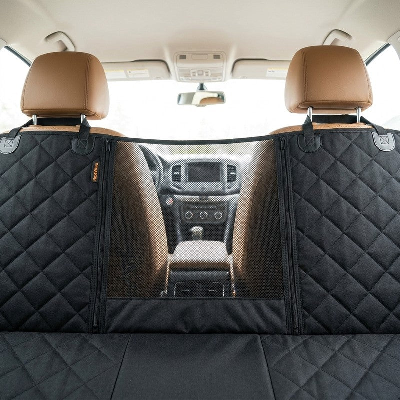 Husa scaune auto protectie si transport animale NextWave®️, Universala, Plasa pentru vizualizare, pentru c — detaliu vizual 2