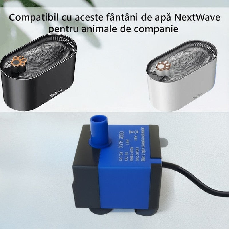 Pompa de apa pentru dispenser apa automat NextWave®, tip fantana pentru caini si pisici, compartibila cu f — detaliu vizual 2