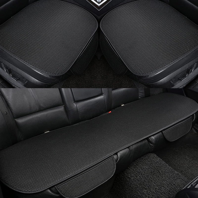 Set 3 huse scaune auto NextWave®️, protectie impotriva petelor si zgarieturilor, buzunar frontal depozitar — detaliu vizual 2