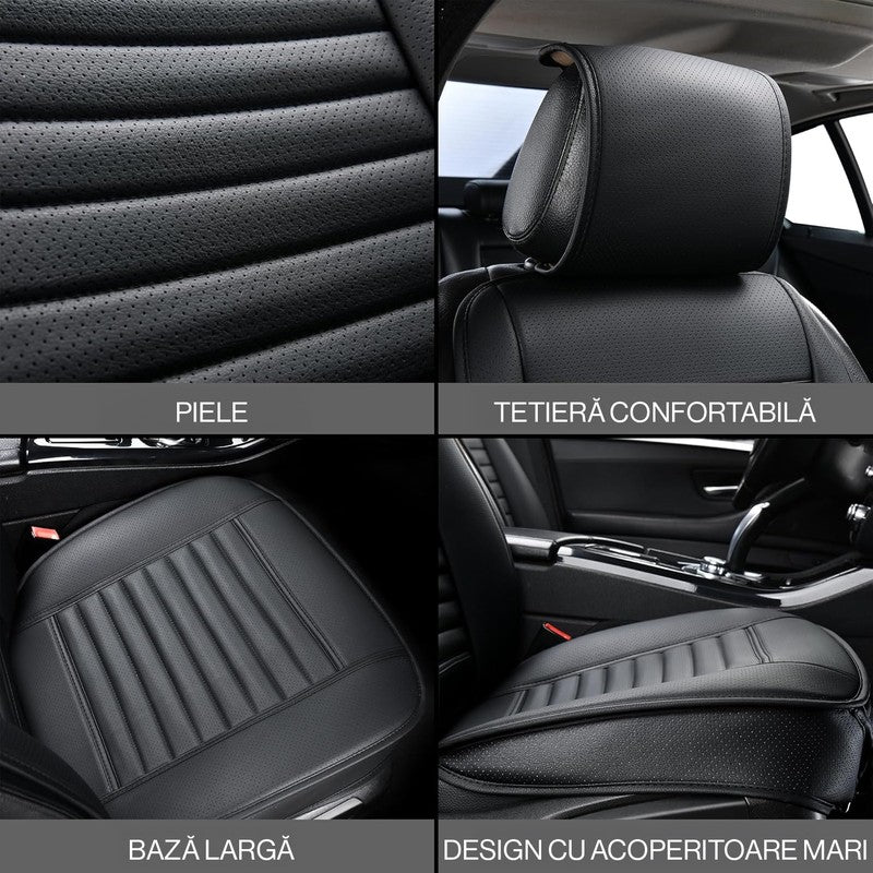 Husa scaun auto universala NextWave® pentru scaun fata, protectie scaun masina, taxi si ride sharing, anti — detaliu vizual 2