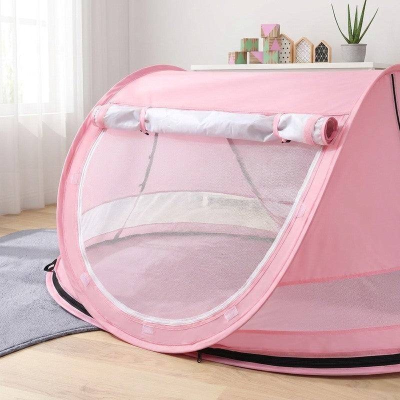 Cort de plaja pentru bebelusi NextWave®, protectie solara UPF 50+, deschidere automata pop-up, plasa respi — detaliu vizual 2