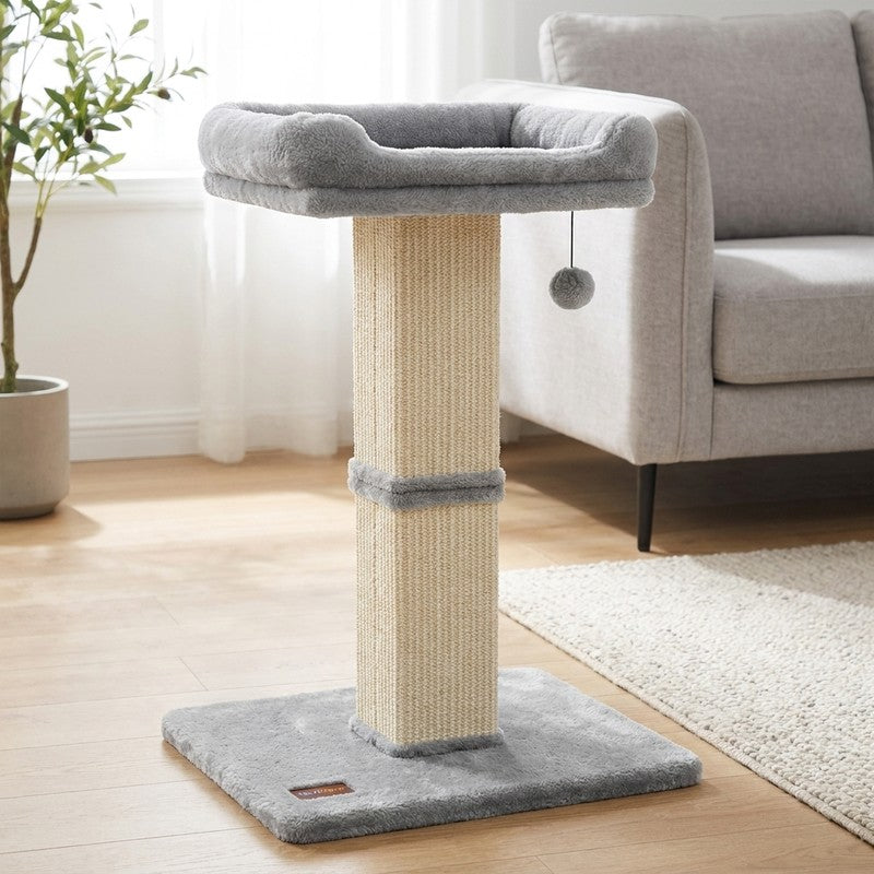 Stalp de zgariat pentru pisici NextWave®, cu suprafata durabila din sisal, culcus superior din plus cu hus — detaliu vizual 2