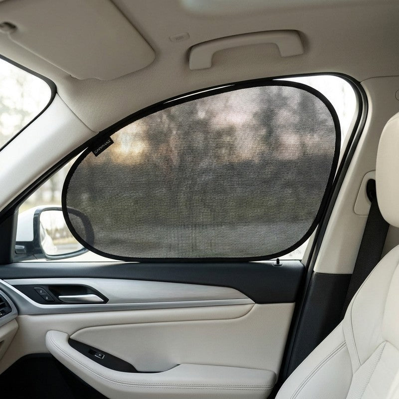 Parasolar auto NextWave® pentru geam lateral, set 2 bucati, protectie UV certificata UPF 50+, blocheaza 98 — detaliu vizual 2