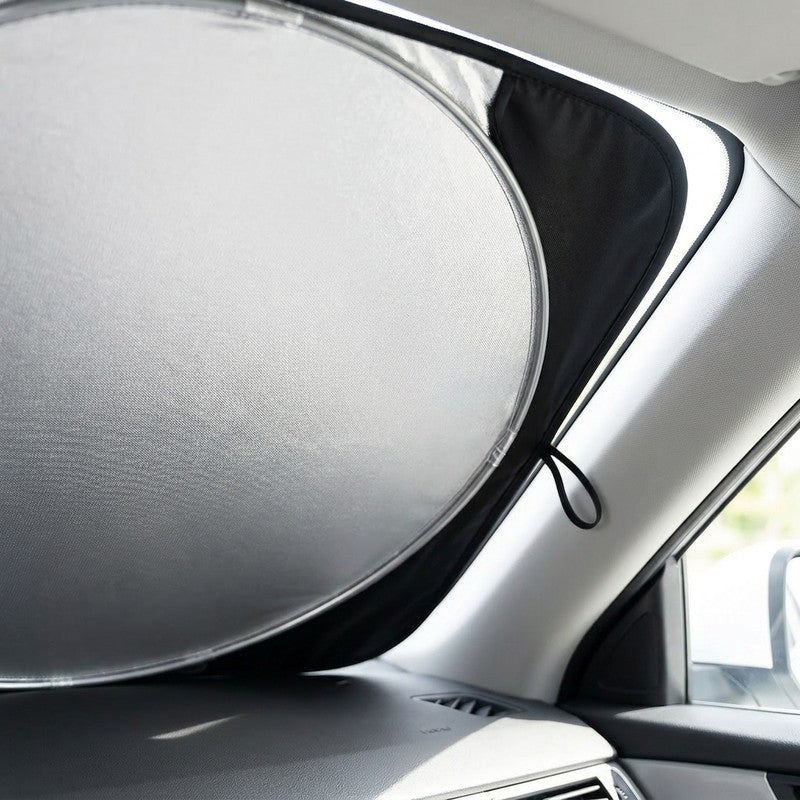 Parasolar auto NextWave® pentru parbriz, material reflectorizant 280T, protectie UV pana la 99%, design pl — detaliu vizual 2
