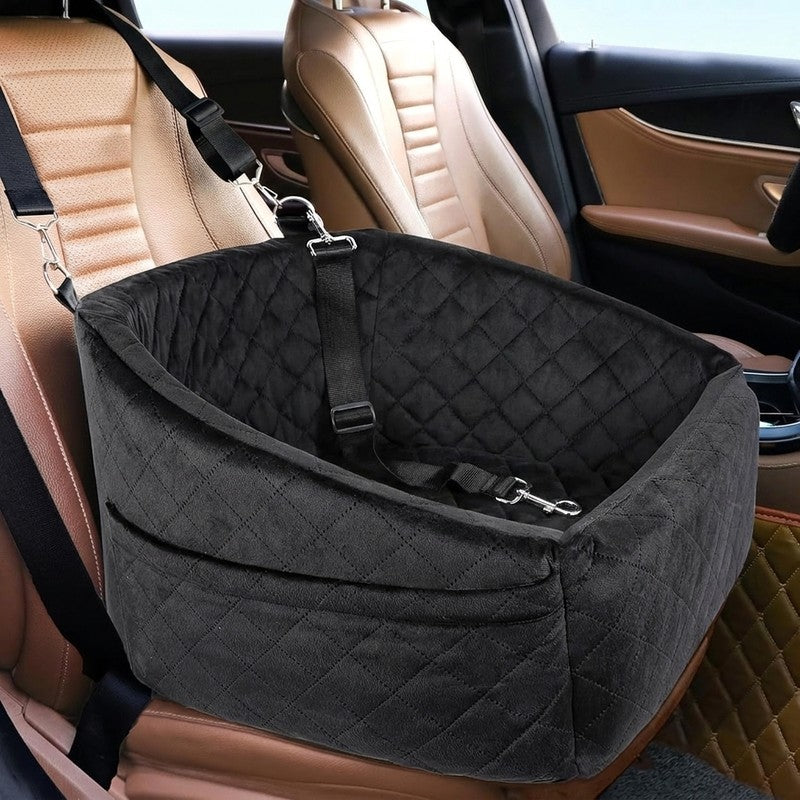 Scaun auto pentru caini NextWave®, detasabil si lavabil, pentru animale de pana la 13,6 kg, cu centura de — detaliu vizual 3