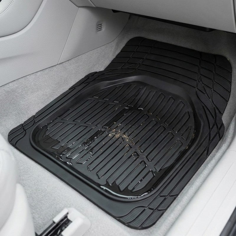 Set covorase auto NextWave®, din cauciuc flexibil impermeabil, margini inalte pentru retinerea apei, noroi — detaliu vizual 3