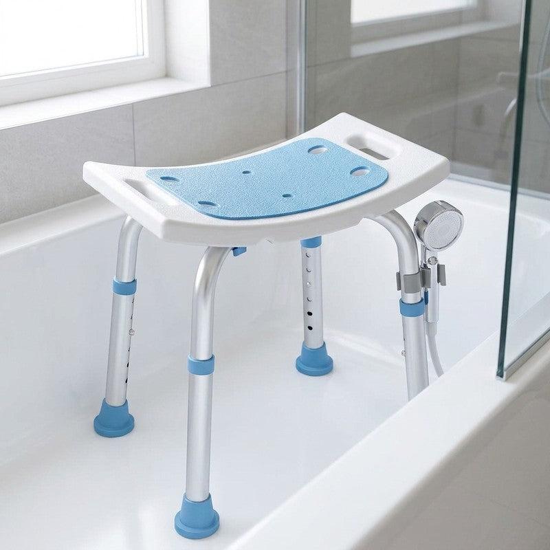 Scaun de dus NextWave® pentru baie si cada, reglabil pe inaltime, cadru rezistent din aluminiu, sezut conf — detaliu vizual 3