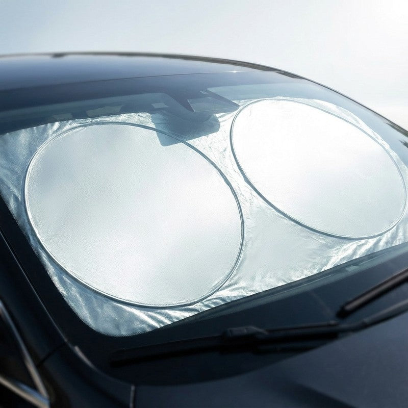 Parasolar auto NextWave® pentru parbriz, material reflectorizant 280T, protectie UV pana la 99%, design pl — detaliu vizual 3
