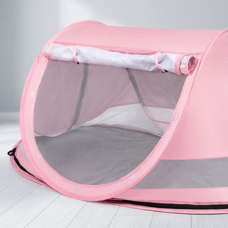 Cort de plaja pentru bebelusi NextWave®, protectie solara UPF 50+, deschidere automata pop-up, plasa respi — detaliu vizual 3