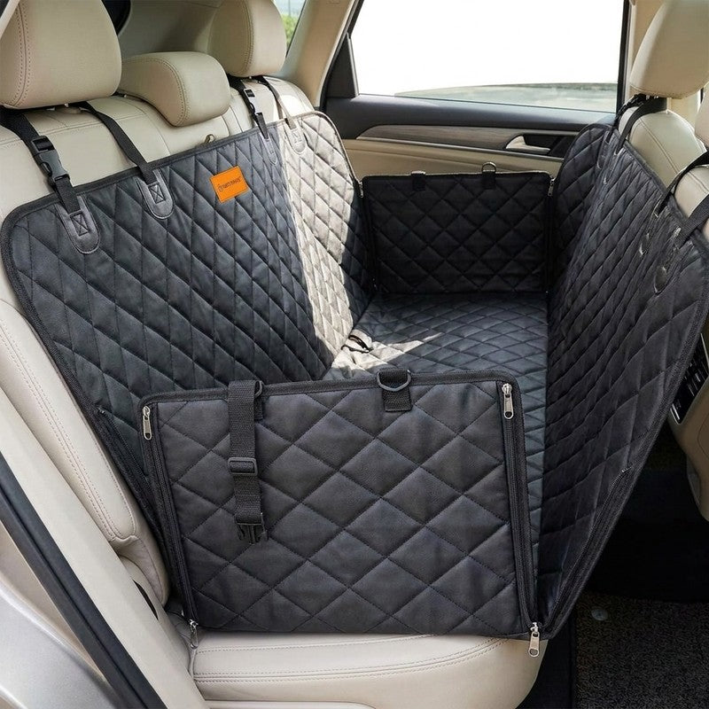 Husa scaune auto protectie si transport animale NextWave®️, Universala, pentru caini si pisici de toate ta — detaliu vizual 3