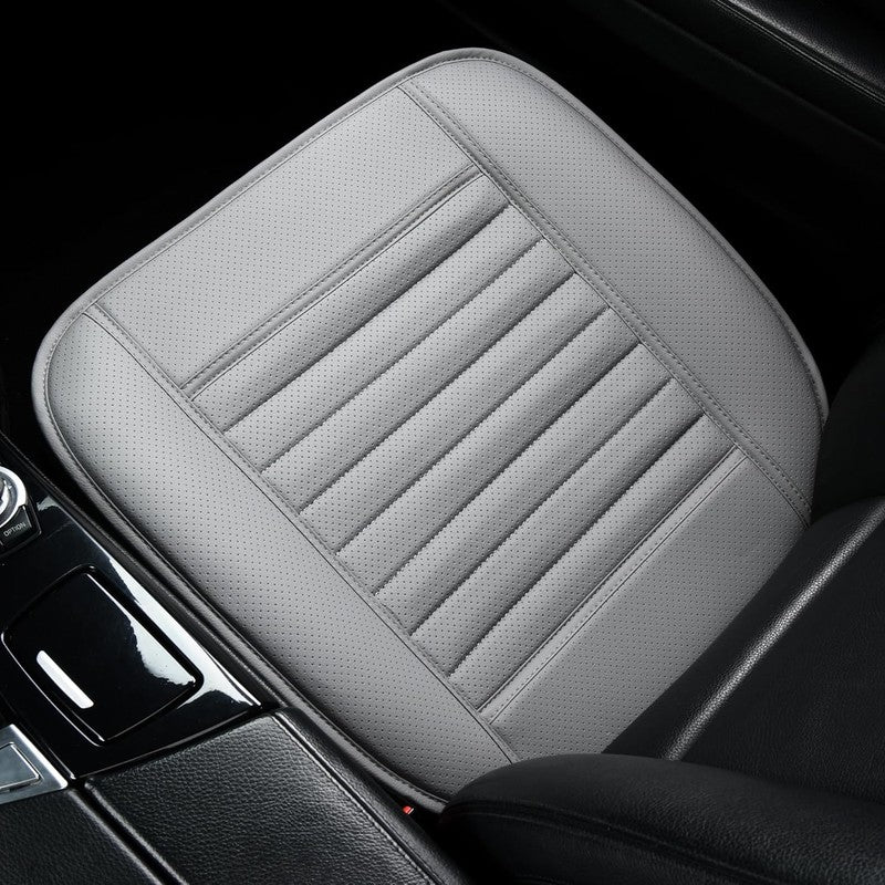 Husa scaun auto NextWave®️, universala, 53 x 53 cm, ofera protectie pentru sezut scaun fata, piele PU, ant — detaliu vizual 3