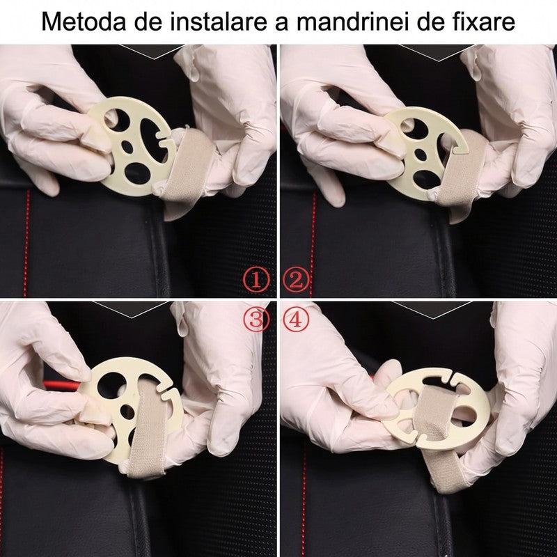 Set 2 Huse scaun auto fata universala si 1 husa bancheta NextWave®️, ofera protectie pentru sezut scaune f — detaliu vizual 4