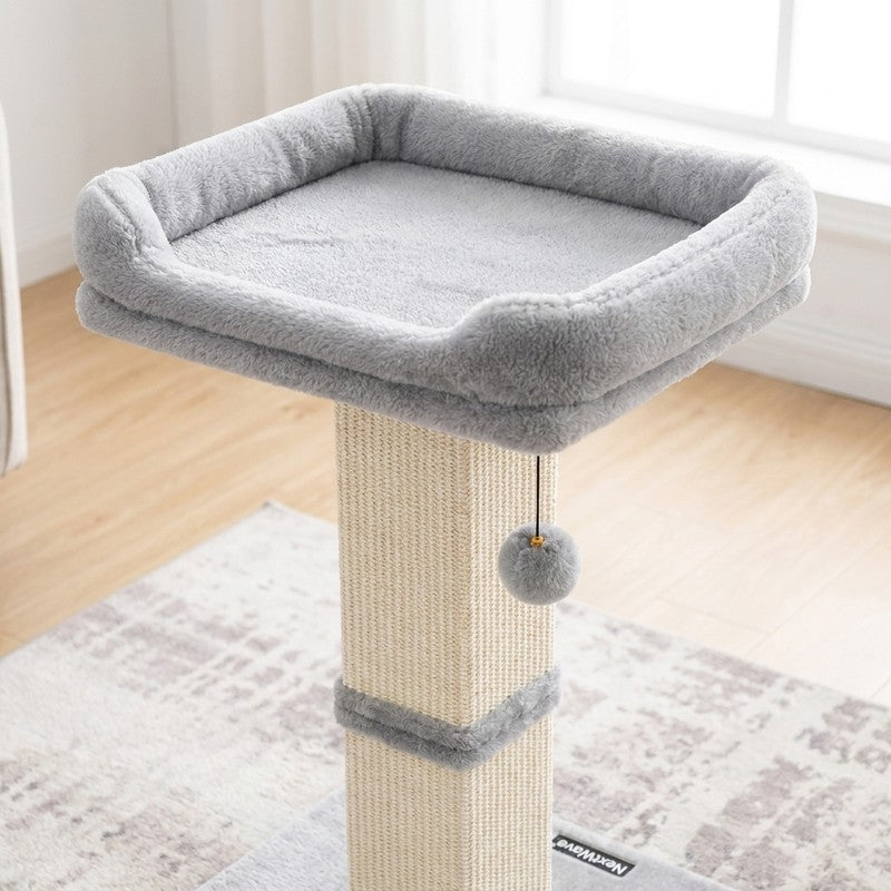 Stalp de zgariat pentru pisici NextWave®, cu suprafata durabila din sisal, culcus superior din plus cu hus — detaliu vizual 4