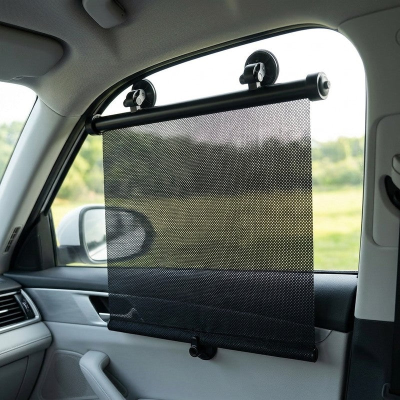 Set 2 parasolare auto retractabile NextWave®, pentru geamuri laterale, protectie impotriva razelor solare, — detaliu vizual 4