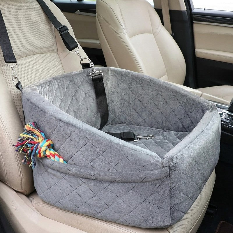 Scaun auto pentru caini NextWave®, detasabil si lavabil, pentru animale de pana la 13, 6 kg, cu centura de — detaliu vizual 4