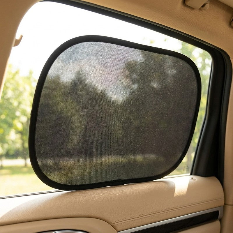 Parasolar auto NextWave® pentru geam lateral, set 2 bucati, protectie UV certificata UPF 50+, blocheaza 98 — detaliu vizual 4