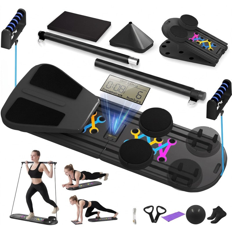 Placa Pilates multifunctionala 6-in-1 NextWave®, antrenament corporal complet si sculptare abdomene, funct — detaliu vizual 4