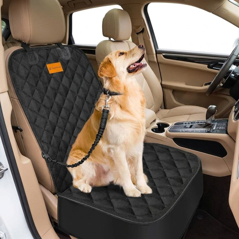 Husa scaun auto protectie si transport animale NextWave®️, caini si pisici ofera protectie scaun fata, univ — beneficii cheie