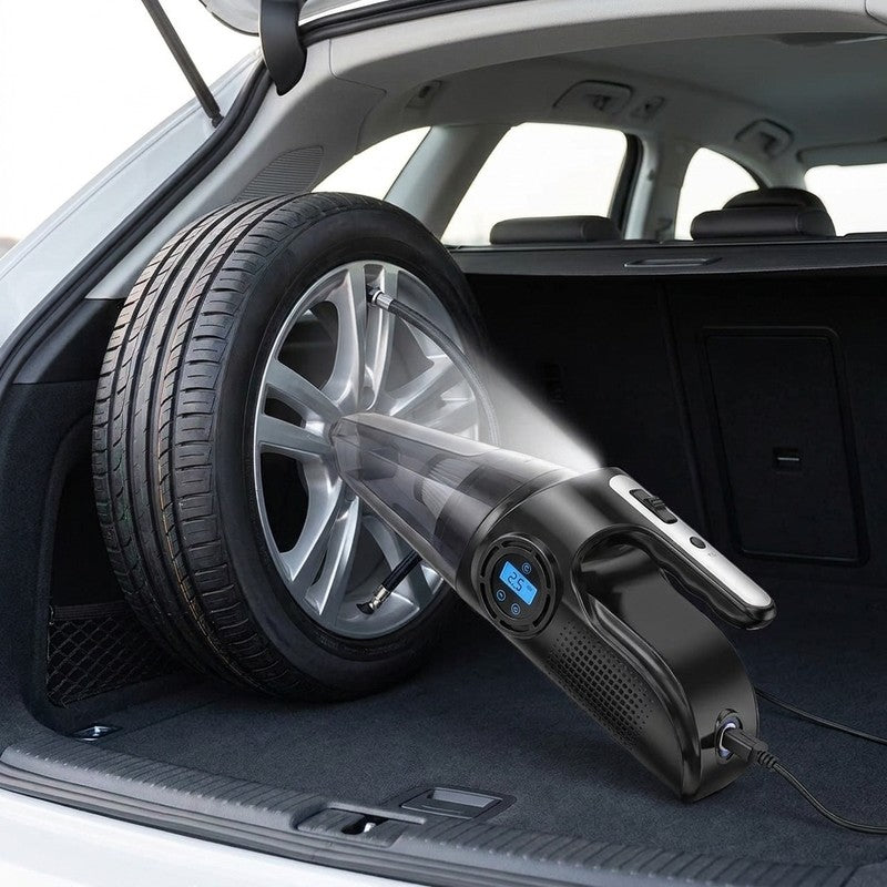 Aspirator Auto si Compresor Portabil Multifunctional cu Acumulator, Functie de Aspirare Umeda si Uscata, Um — beneficii cheie