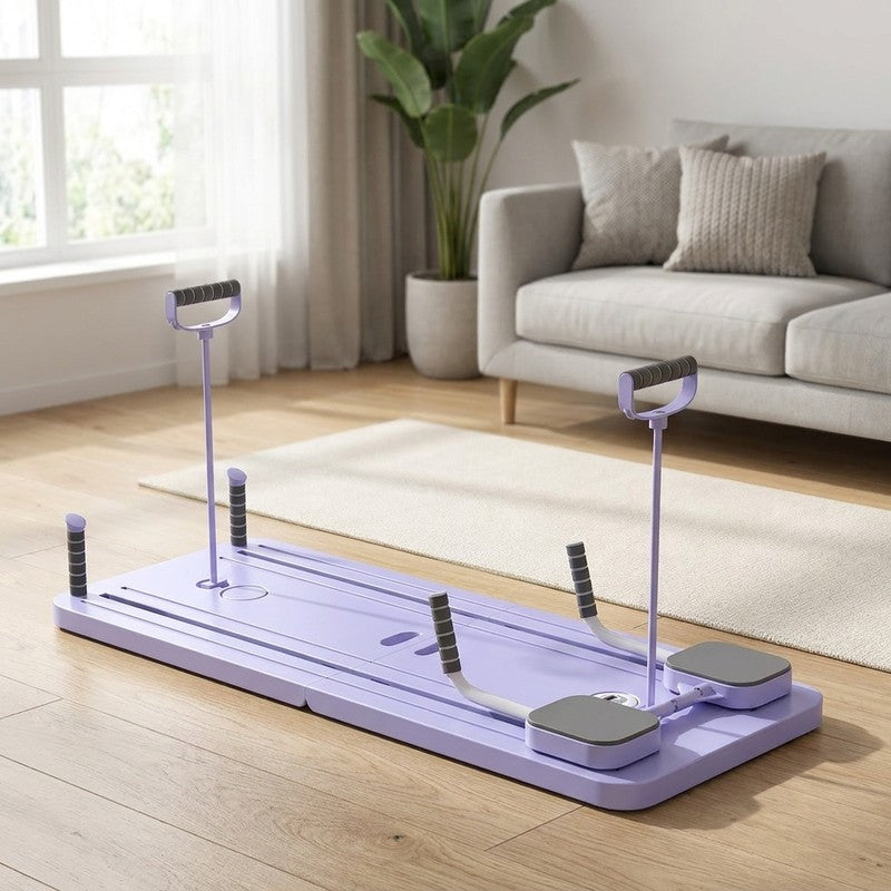 Aparat Pilates Reformer pliabil NextWave® – echipament de antrenament pentru acasa, ideal pentru incepatori — beneficii cheie