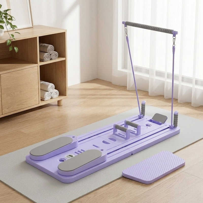 Placă de Pilates multifuncțională NextWave®️, reformer pliabilă pentru antrenamentul complet al corpului ac — beneficii cheie