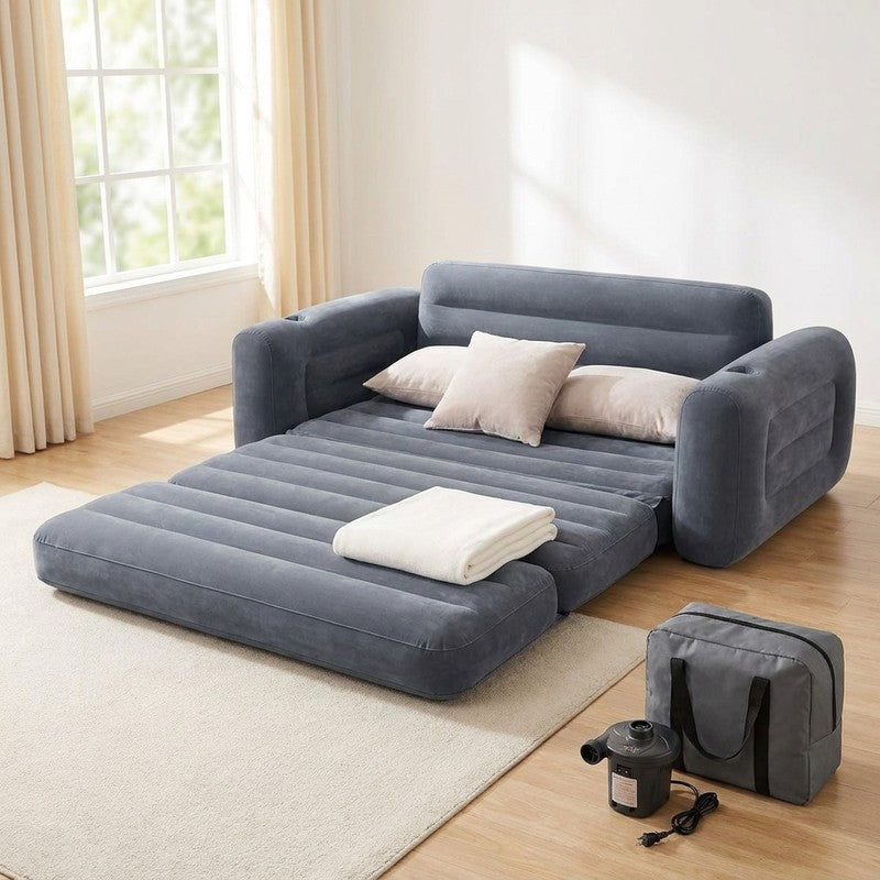 Canapea gonflabilă extensibilă NextWave®️, fotoliu dublu 2 în 1, spătar ergonomic cu susținere lombară, sup — beneficii cheie