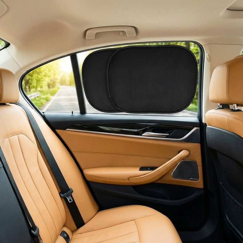 Parasolar auto NextWave® pentru geam lateral, set 2 bucati, protectie UV certificata UPF 50+, blocheaza 98, — beneficii cheie
