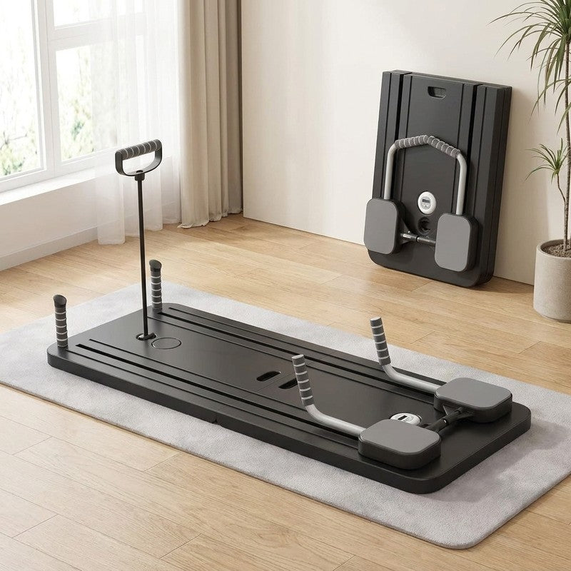 Aparat Pilates Reformer pliabil NextWave® – echipament de antrenament pentru acasa, ideal pentru incepatori — beneficii cheie