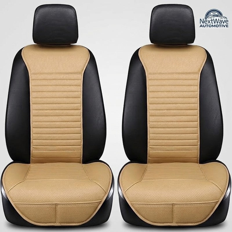 Set 2 huse auto NextWave, universale, impermeabile, bej — beneficii cheie