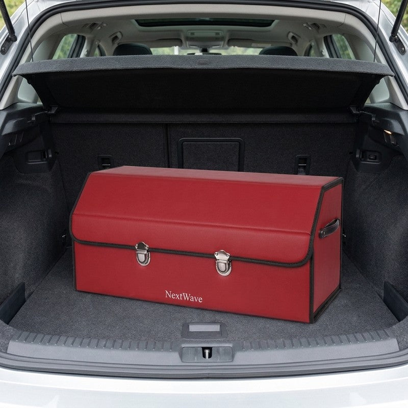 Organizator portbagaj auto Premium NextWave®️, Multifunctional, Pliabil, Rezistent, Manere Laterale, Prinde — beneficii cheie