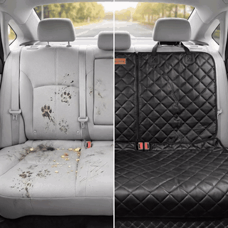 Husa scaune auto protectie si transport animale NextWave®️, universala, taxi, ride sharing, caini, pisi — problemă și soluție