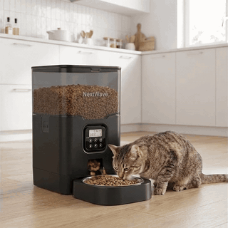 Hranitor Automat Digital Pisici si Caini NextWave®, Dispenser 4L, Rezervor Transparent, Mesaj Vocal Per — problemă și soluție