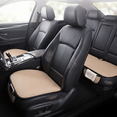 Set 3 huse pentru scaune auto NextWave®️, protecție împotriva petelor și uzurii, confort sporit, buzuna — problemă și soluție
