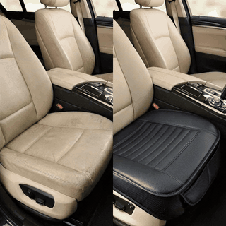 Husa scaun auto NextWave®️, universala, 53 x 53 cm, protectie pentru sezut scaun fata, piele PU, design — problemă și soluție
