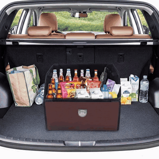 Organizator portbagaj auto Premium NextWave®️, Multifunctional, Pliabil, Rezistent, Manere Laterale, Pr — problemă și soluție