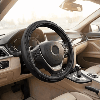 Husa volan auto NextWave®, din piele ecologica din microfibra, captuseala interioara antiderapanta, cus — problemă și soluție