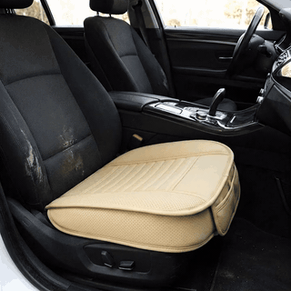 Husa scaun auto NextWave®️, universala, 53 x 53 cm, ofera protectie pentru sezut scaun fata, piele PU, — problemă și soluție